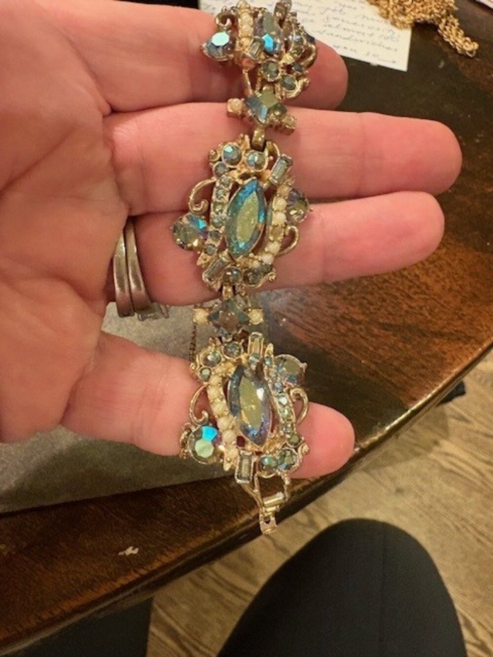 Vintage Hollycraft Copr 1956 bracelet